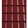 Черепица Terra Optima винно-красная глазурь фото