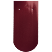 Черепица Biber Klassik винно-красная глазурь