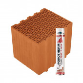 Блок керамический  Porotherm 30 Klíma Dryfix